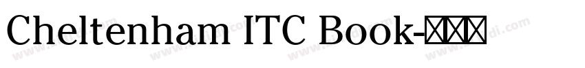 Cheltenham ITC Book字体转换